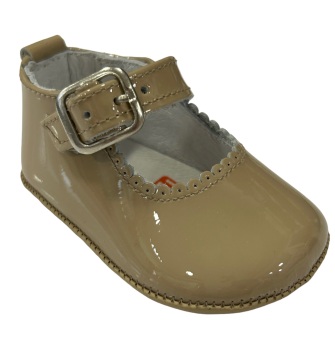 .Girls Andanines Soft Sole Shoes 172901 - Camel