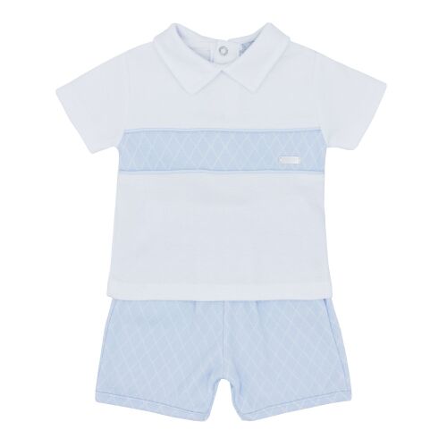 Boys Blues Baby Polo Shirt and Shorts Set BB1204