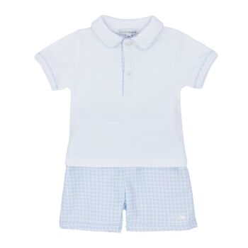 Boys Blues Baby Polo Shirt and Shorts Set BB1241