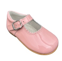 Girls Andanines Pink Patent Mary Jane Shoes