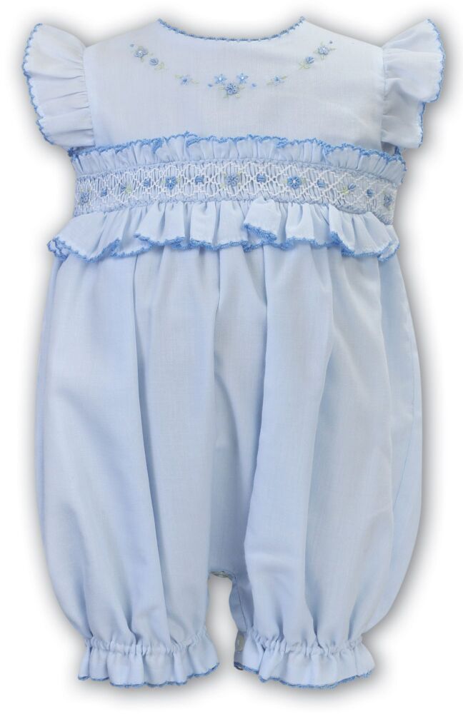 SS24 Girls Sarah Louise Romper 013193 Blue