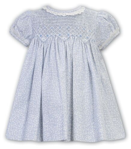 SS24 Girls Sarah Louise Dress 013302 Blue