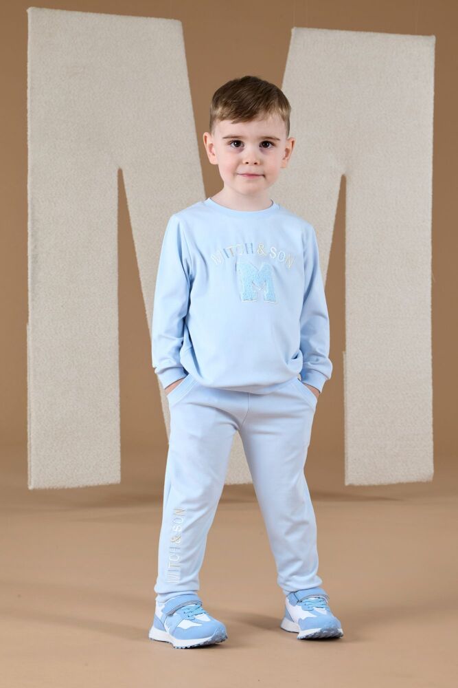 PRE ORDER AW24/25 Boys Mitch & Son Addy Tracksuit MS24407 - Blue