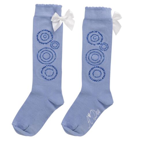 PRE ORDER AW24/25 Girls ADee Perrie Socks W241902 Iced Blue