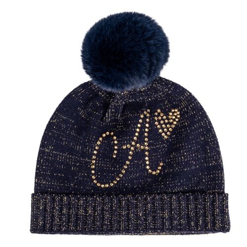 PRE ORDER AW24/25 Girls ADee Rani Pom Pom Hat W242918 Dark Navy