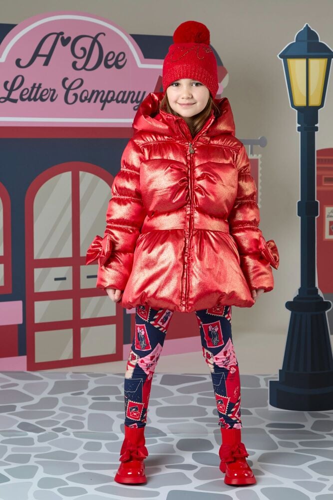 PRE ORDER AW24/25 Girls ADee Rihanon Coat W242204 Red