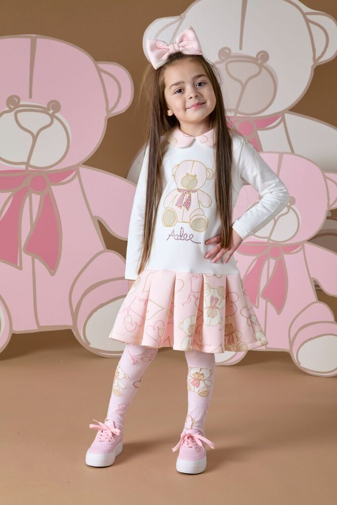 PRE ORDER AW24/25 Girls ADee Scarlett Dress W243708 Pink