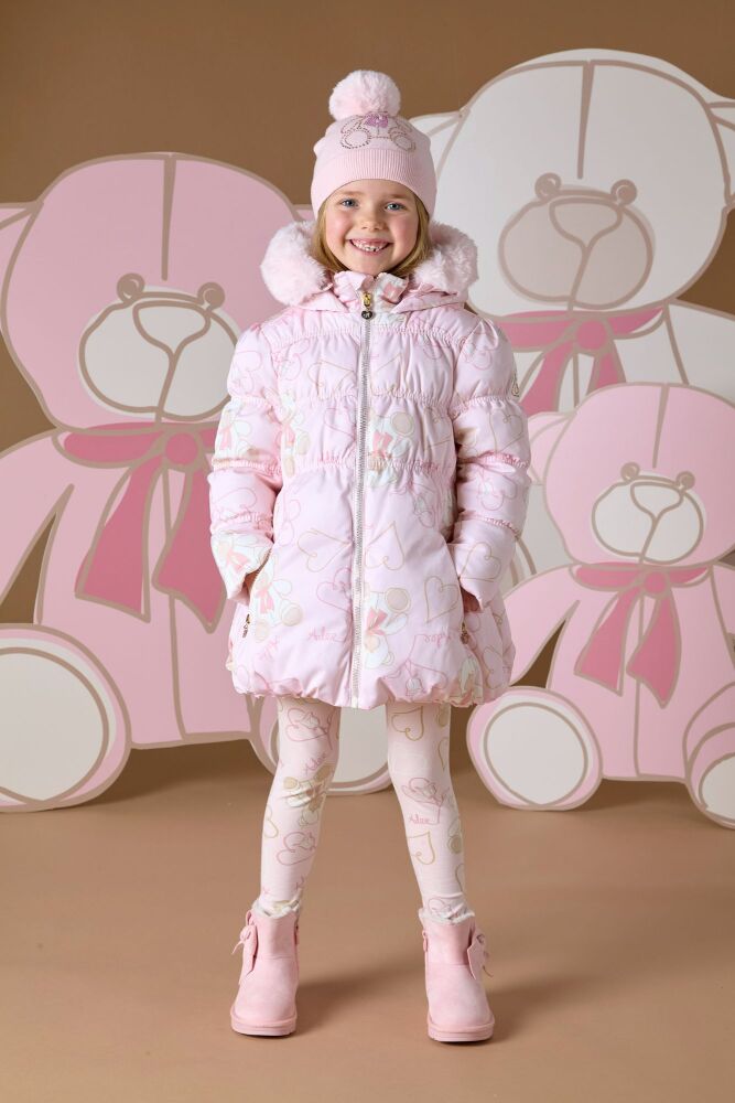 PRE ORDER AW24/25 Girls ADee Stella Coat W243207 Pink