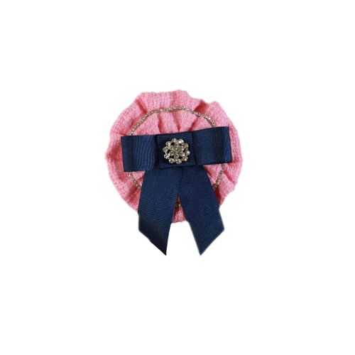 PRE ORDER AW24/25 Girls Miranda Pink and Navy Headpiece 227