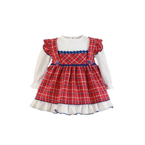 PRE ORDER AW24/25 Girls Miranda Tartan Dress 138 Fuscia