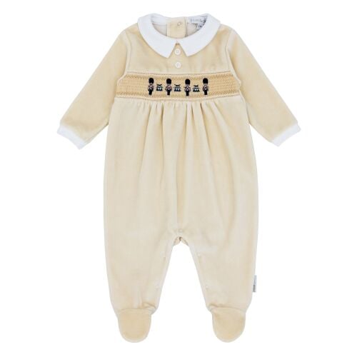 Boys Blues Baby Babygrow BB1418 Beige