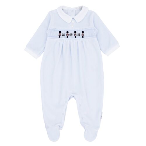 Boys Blues Baby Babygrow BB1418 Blue