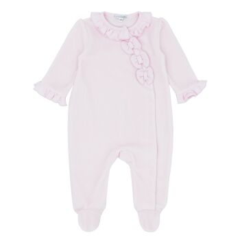 Girls Blues Baby Babygrow BB1680