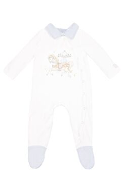 Boys Jamiks Blue Carousel Babygrow