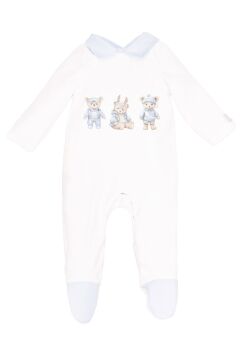 Boys Jamiks Blue Bears Babygrow