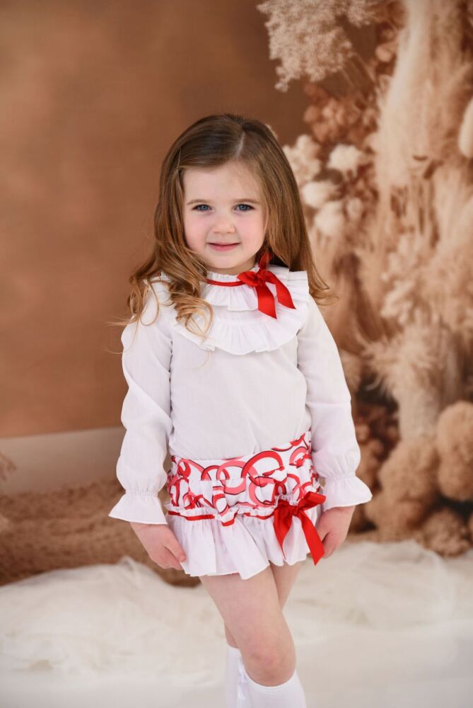 Girls Rochy Red Rings 2 Piece Set 24135