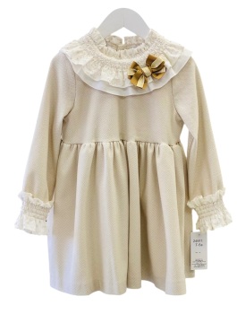 Girls Basmarti Beige Dress 24911