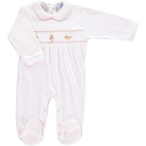 Peter Rabbit Collection Mini la Mode Flopsy Bunny Smocked Footsie PR-SLBC10
