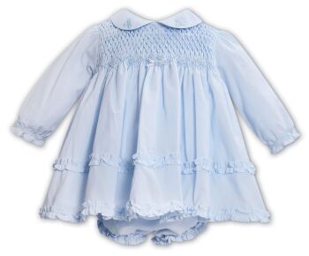 Girls Sarah Louise Dress and Pants 013349 Blue