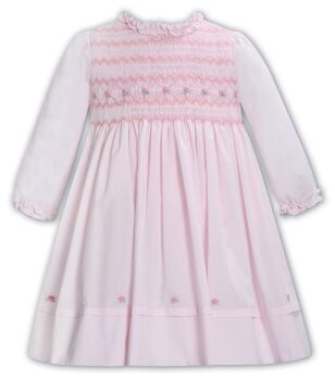 Girls Sarah Louise Dress 013383 Pink