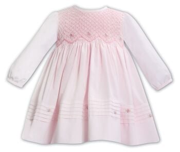 Girls Sarah Louise Dress 013371 Pink