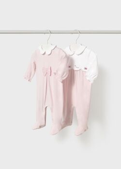 PRE ORDER SS25 Girls Mayoral Babygrow 1751 - 2 Piece Set