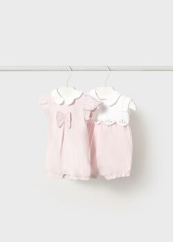 PRE ORDER SS25 Girls Mayoral Romper 1752 - 2 Piece Set