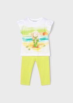 Girls Mayoral Top and Leggings Set 3711