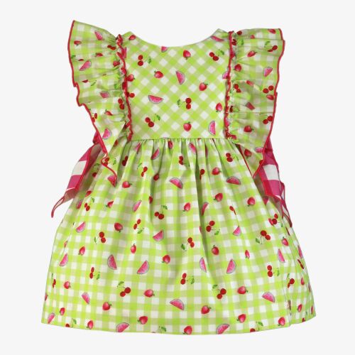 PRE ORDER SS25 Girls Miranda Strawberry and Lime Dress 602