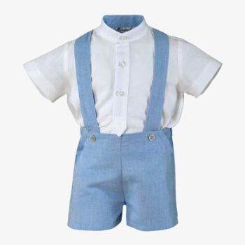 SS25 Boys Miranda Blue and White Set 132