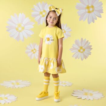 Girls ADee Dove Dress S252706 Lemon