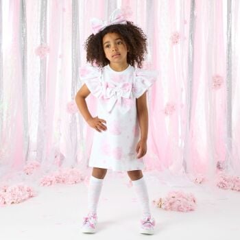 SS25 Girls ADee Cali Dress S251704 - White