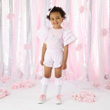 SS25 Girls ADee Coco Top and Shorts Set S251502