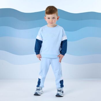 PRE ORDER SS25 Boys Mitch & Son Frances Tracksuit MS25104 Sky Blue