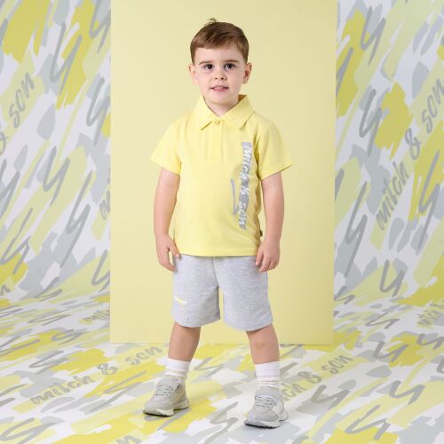 PRE ORDER SS25 Boys Mitch & Son Gael Polo Shirt and Shorts MS25207