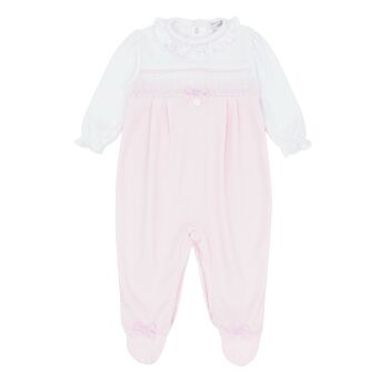 Girls Blues Baby Babygrow BB1807