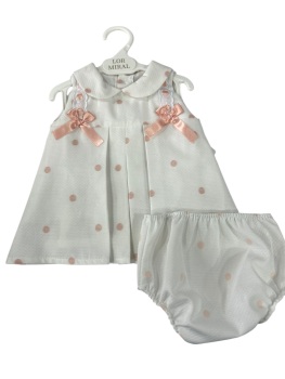 Girls Lor Miral Dress and Pants 51019 Pink and White