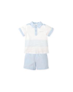 Boys Tutto Piccolo Polo Shirt and Shorts Set 2705