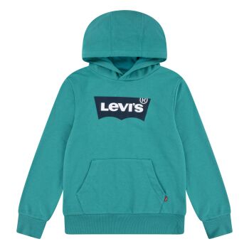 Boys Levis Batwing Hoodie E910 Porcelain Green