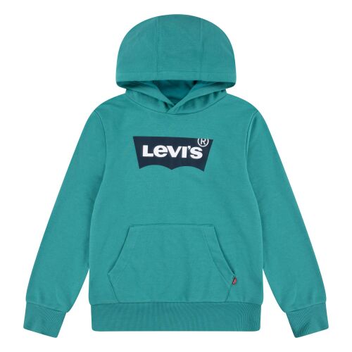 Boys Levis Batwing Hoodie E910 Porcelain Green