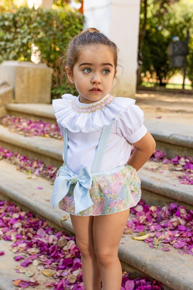 Girls Naxos Blue and White Set 7506