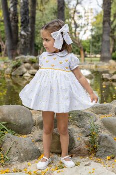 Girls Naxos Hand Smocked Dress 7532 Daisys