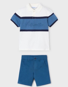 Boys Mayoral Polo Shirt and Shorts Set 3103 202 (36)