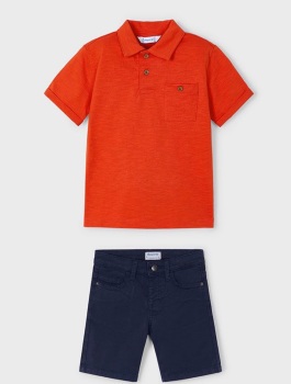 Boys Mayoral Polo Shirt and Shorts Set 3109 204 (47)