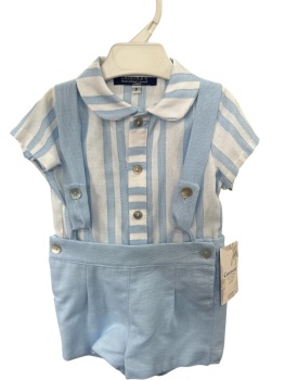 Boys Basmarti Blue and White Set 25105