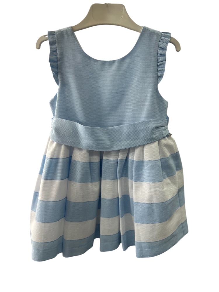 Girls Basmarti Blue and White Dress 25110