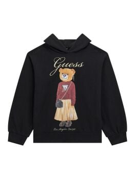 PRE ORDER Girls Guess Oversize Long Sleeve Active Top with Hood J5BQ26