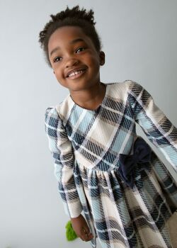 ***PRE ORDER Girls Mayoral Dress 4924 Navy