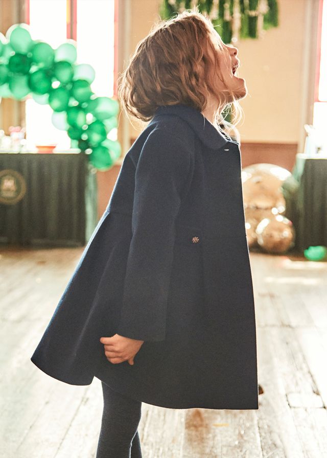 ***PRE ORDER Girls Mayoral Coat 4440 Navy 41