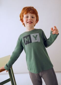 ***PRE ORDER Boys Mayoral Long Sleeve Top 173 Fir 77